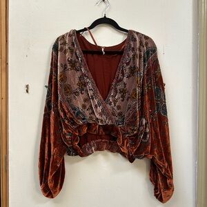 velvet mata hari free people blouse